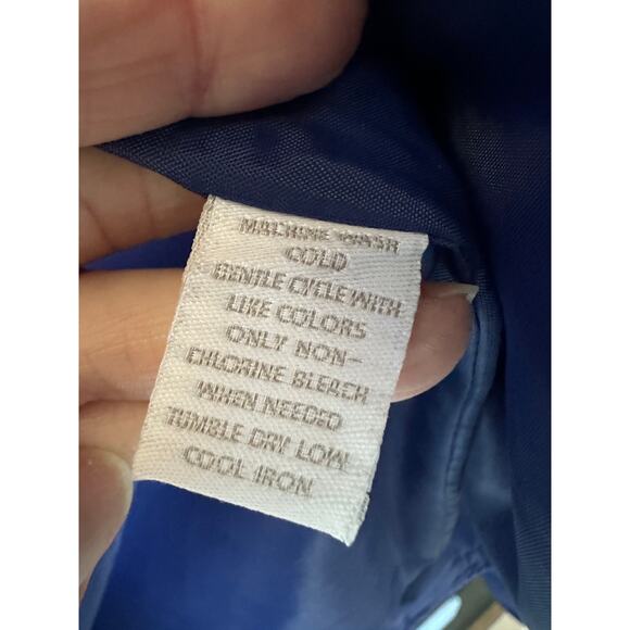 Charter Club Blue and Gold Button Jacket Size L - Picture 7 of 8